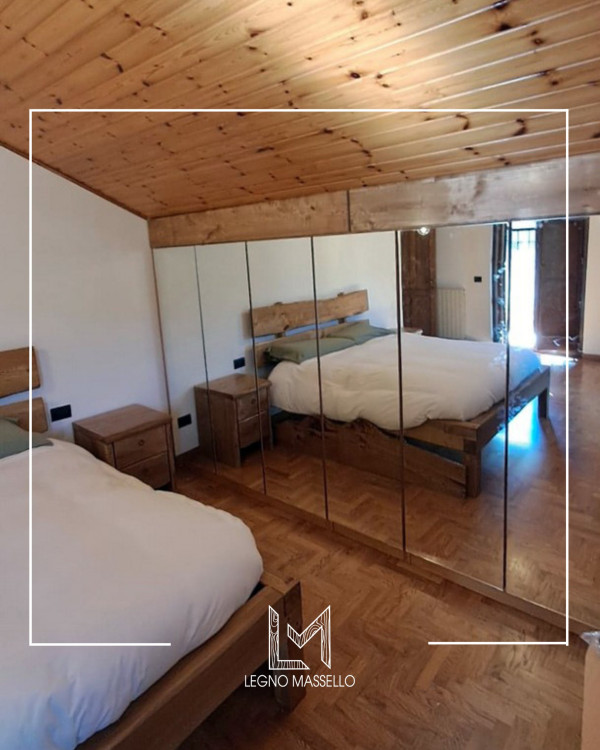 Arredo camera stile naturale